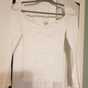 Venus long sleeve white shirt